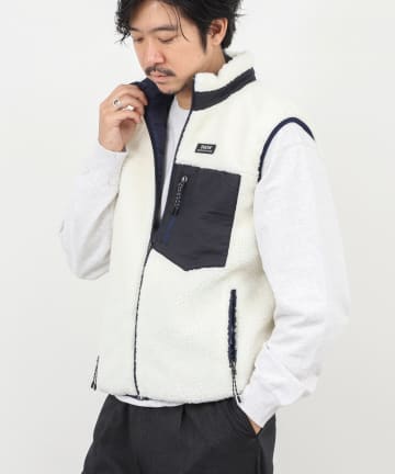 【TAION/タイオン】DOWN×BOA REVERSIBLE VEST