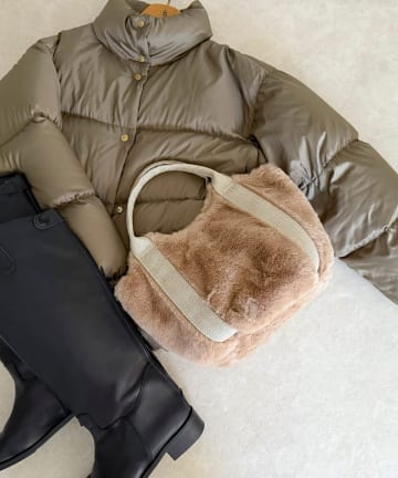 FREDY & GLOSTER(フレディ アンド グロスター) ラメテープ2WAYエコファートートバッグ