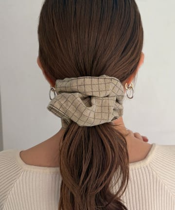 Lattice(ラティス) チェックシュシュ