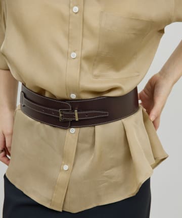 GALLARDAGALANTE(ガリャルダガランテ) ステッチワイドBELT