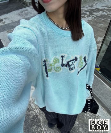 CIAOPANIC(チャオパニック) 【BUGLE BOY/ビューグル ボーイ】フェードニット