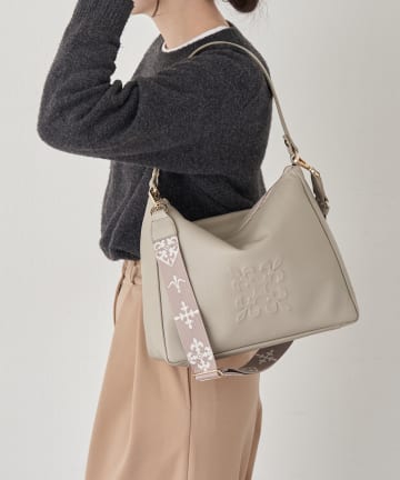 russet(ラシット) エンボスモノグラム2WAYショルダーバッグ