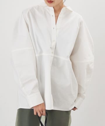 SHENERY(シーナリー) 【26SS予約】コットンバレルシャツ