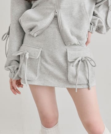 OLIVE des OLIVE(オリーブ デ オリーブ) フリースタイトミニスカート