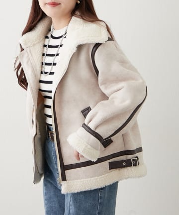 NICE CLAUP / OLIVE des OLIVE OUTLET(ナイスクラップ  / オリーブ デ オリーブ アウトレット) 【RMAF】フライトジャケット