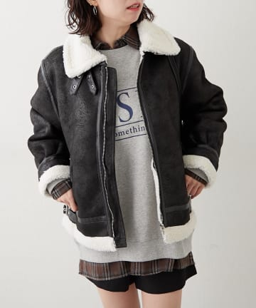 NICE CLAUP / OLIVE des OLIVE OUTLET(ナイスクラップ  / オリーブ デ オリーブ アウトレット) 【RMAF】フライトジャケット