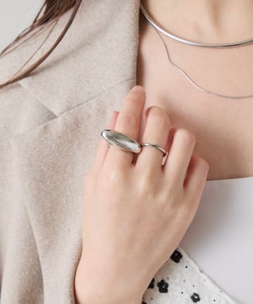 COLLAGE GALLARDAGALANTE(コラージュ ガリャルダガランテ) 【PAPILLONNER/パピヨネ】オーバルリング