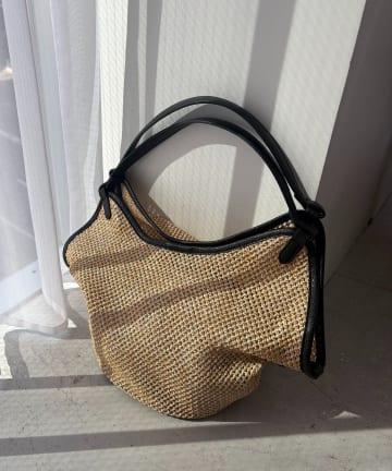 CAPRICIEUX LE'MAGE(カプリシュレマージュ) 【ミニショルダーSET】トリミングバケットトートバッグ