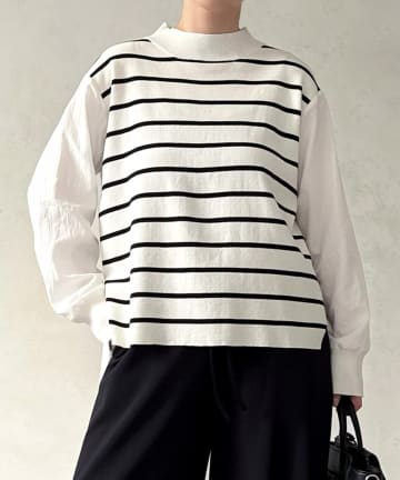 BEARDSLEY(ビアズリー) フハクコンビボーダーニット