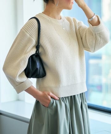 BEARDSLEY(ビアズリー) シルク畦ニット