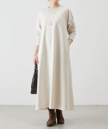 BEARDSLEY(ビアズリー) 切り替え裏毛ワンピース