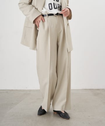 SHENERY(シーナリー) 【26SS予約】トロタックワイドパンツ