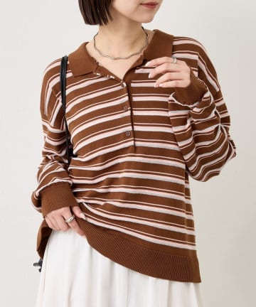 mystic(ミスティック) マルチボーダーポロニット