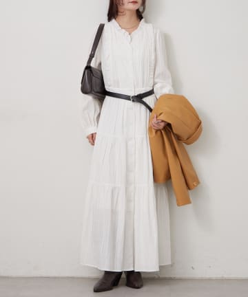 mystic(ミスティック) コットンフリルワンピース