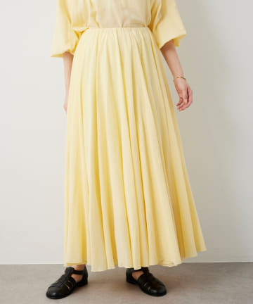 Whim Gazette(ウィム ガゼット) 製品染めカラースカート