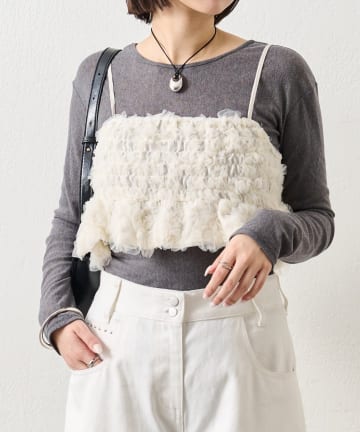 mystic(ミスティック) バックシャンチュールビスチェ