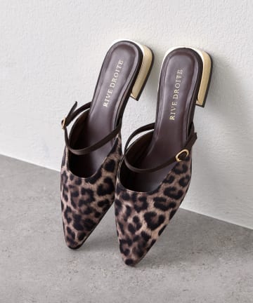 RIVE DROITE(リヴドロワ) 予約【さりげないアクセントに】ゴールドポイントミュール