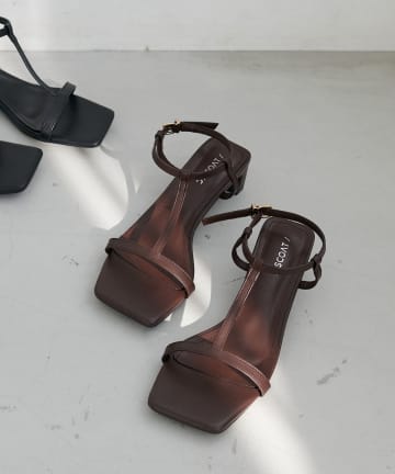 DISCOAT(ディスコート) Tストラップサンダル