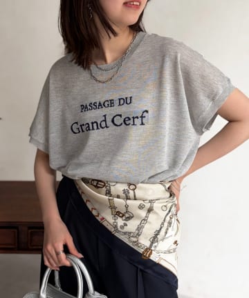 Chez toi(シェトワ) ロゴシアーニット