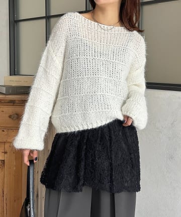 Thevon.(ゼヴォン) レースキャミチュニック