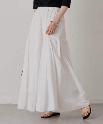 OUTLET(アウトレット) 【Loungedress】パネルギャザースカート