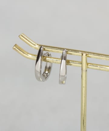 3COINS(スリーコインズ) メタルワンタッチピアス