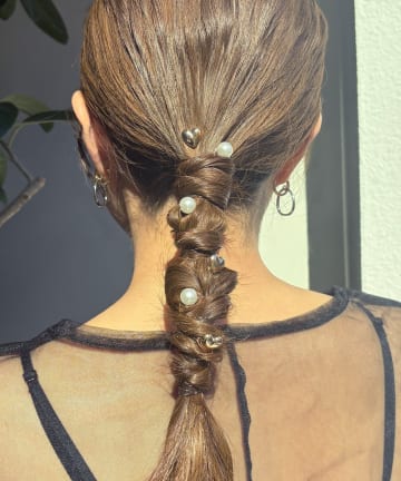 Lattice(ラティス) 【オケージョン】パールハートUピンセット(8P)