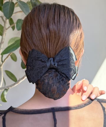 Lattice(ラティス) 【オケージョン】リボンシニヨンネット