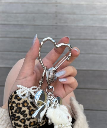 Lattice(ラティス) ハートメタルカラビナチャーム