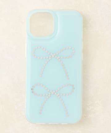 Lattice(ラティス) リボンモチーフスマホケース(iPhone15)