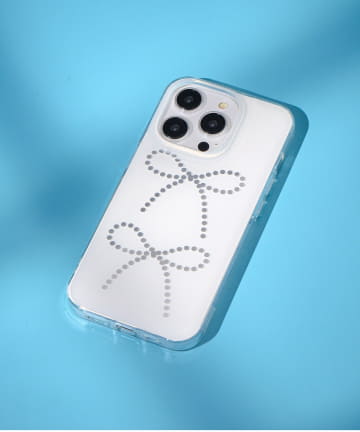 Lattice(ラティス) リボンモチーフスマホケース(iPhone14pro)