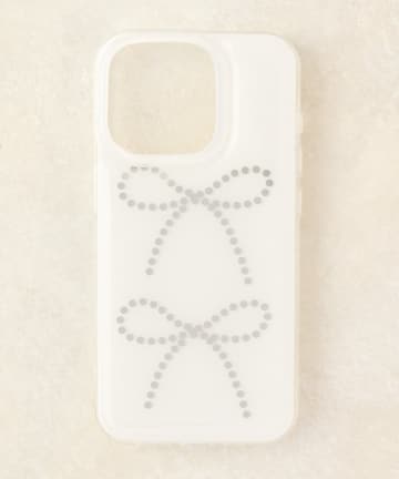 Lattice(ラティス) リボンモチーフスマホケース(iPhone15pro)