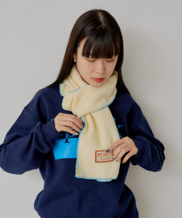 Kastane(カスタネ) 【SUPERMARKET】フリースマフラー”ミネアポリス”