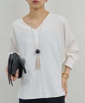 GALLARDAGALANTE(ガリャルダガランテ) 【12/4(木)10:30～予約開始】【着回し力抜群】Vネックプルオーバー