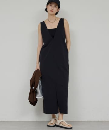 GALLARDAGALANTE(ガリャルダガランテ) 【前後2way】ストレッチ2WAYワンピース