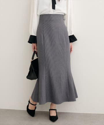 NICE CLAUP / OLIVE des OLIVE OUTLET(ナイスクラップ  / オリーブ デ オリーブ アウトレット) 【natural couture】レースＵＰウエストマーメイドスカー