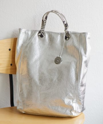 BEARDSLEY(ビアズリー) 《MARCO MASI》シルバートートバッグ