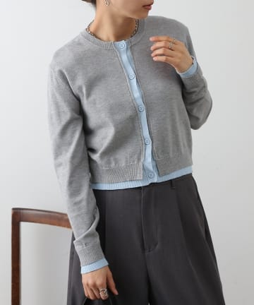 COLONY 2139(コロニー トゥーワンスリーナイン) 配色カーディガン