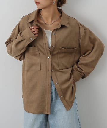 COLONY 2139(コロニー トゥーワンスリーナイン) スエードポンチシャツ