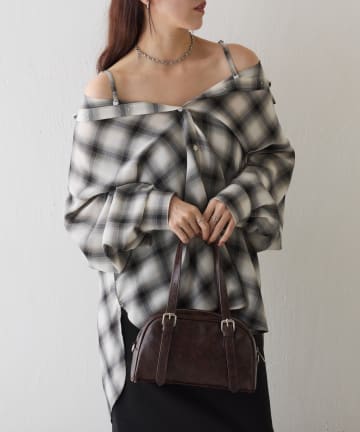 COLONY 2139(コロニー トゥーワンスリーナイン) チェック2WAYシャツ