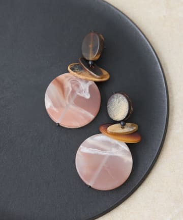 OUTLET(アウトレット) 【ear PAPILLONNER】ニュアンスマーブルピアス