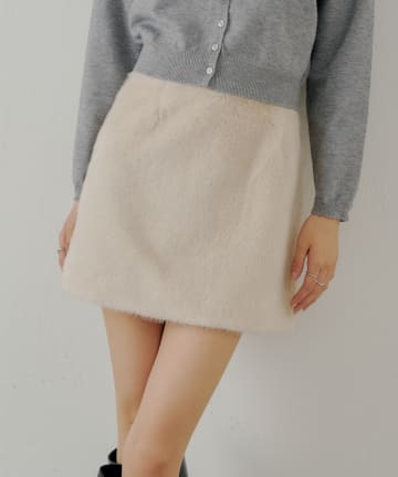 OUTLET(アウトレット) 【Chico】ファーミニスカート