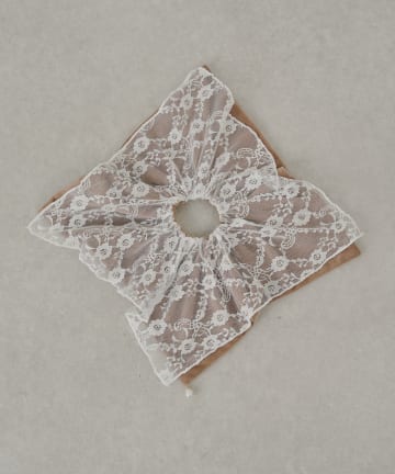 OUTLET(アウトレット) 【Chico】ベロアBIGレースシュシュ