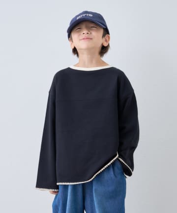 OUTLET(アウトレット) 【CIAOPANIC TYPY】ハマグリステッチ配色スウェット