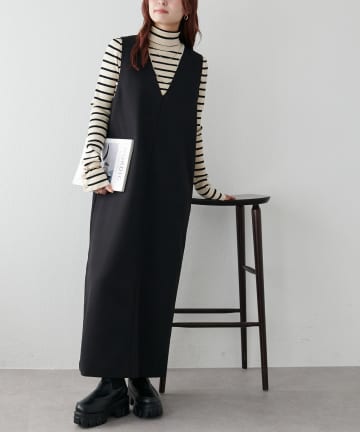 OUTLET(アウトレット) 【Discoat】深Vジャンスカ