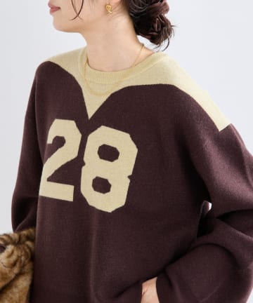 OUTLET(アウトレット) 【RIVE DROITE】ナンバリングニット