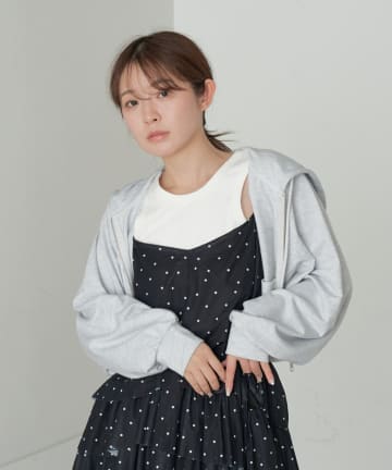 OUTLET(アウトレット) 【RAY CASSIN】フード付ダブルジップパーカー