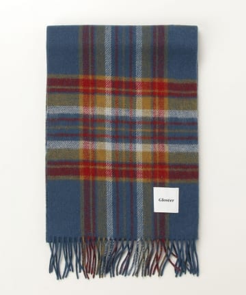FREDY & GLOSTER(フレディ アンド グロスター) 【カシミヤブレンド】ウールリバーシブルチェックマフラー