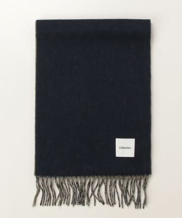 FREDY & GLOSTER(フレディ アンド グロスター) 【カシミヤブレンド】ウールリバーシブルソリッドマフラー