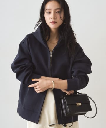 【美品】Lounge dress　ラウンジドレス アノラック　パーカー　ブラック LOUNGEDRESS(ラウンジドレス) パーカー/アノラックの商品一覧 | PAL